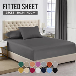 Extra Deep Fitted Sheets 25cm, 30cm & 40cm