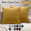 Pebble Embossed Velvet Cushion Cover
