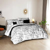 4PC Printed Duvet Cover Complete Set