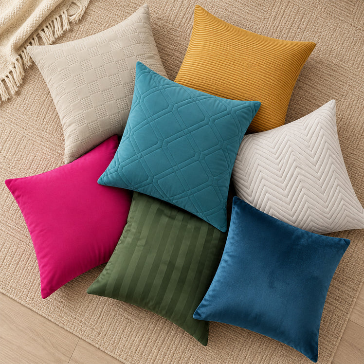 2 Pack Cushions for Sofa with Covers