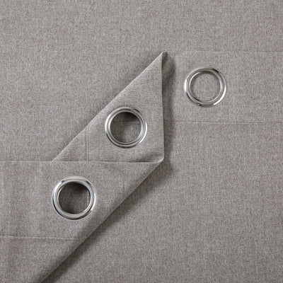 Eyelet Blackout Curtains Drapes - Thermal Insulated Light Blocking