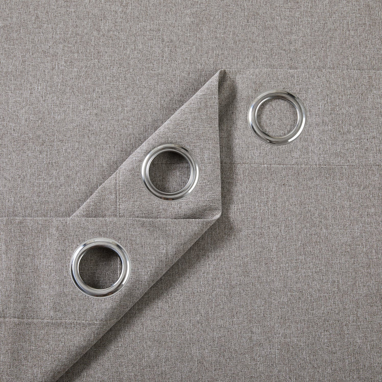 Eyelet Blackout Curtains Drapes - Thermal Insulated Light Blocking