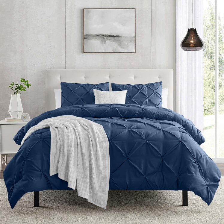 Pintuck Duvet Cover & Pillowcase Set