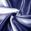 Navy Satin Silk Pillowcases Pair