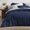 Navy Bedding Duvet Cover Set Plain