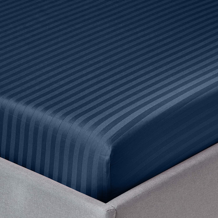 40CM Deep Pockets Fitted Sheets Stripe