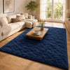 Fluffy Large Shaggy Rug Navy