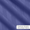 Navy Striped Bedding Duvet Cover Set