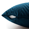 2 & 4 Pack Cushion Covers Chevron Design Velvet Fabric