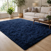 Fluffy Large Shaggy Rug Navy