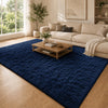 Fluffy Large Shaggy Rug Navy