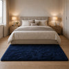 Fluffy Large Shaggy Rug Navy