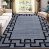 Living Room Carpet Rugs Border Printed