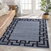 Living Room Carpet Rugs Border Printed