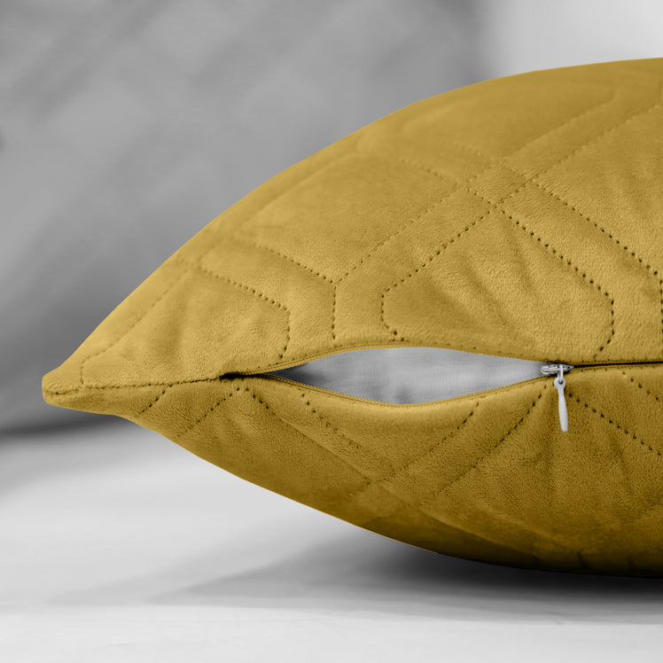 Diamond Embossed Velvet Cushion Covers