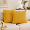 Plain Decorative Sofa Cushion Covers Pair