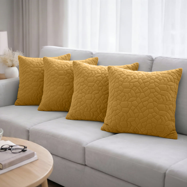 Pebble Embossed Velvet Cushion Covers