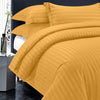 Ochre Striped Bedding Duvet Cover Set