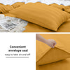 4 Piece Stripe Bedding Set - Duvet Cover, Fitted Sheet & Pillowcases