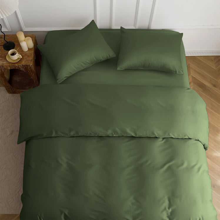 4 Piece Bedding Set Duvet Cover, Pillowcases & Fitted Sheet