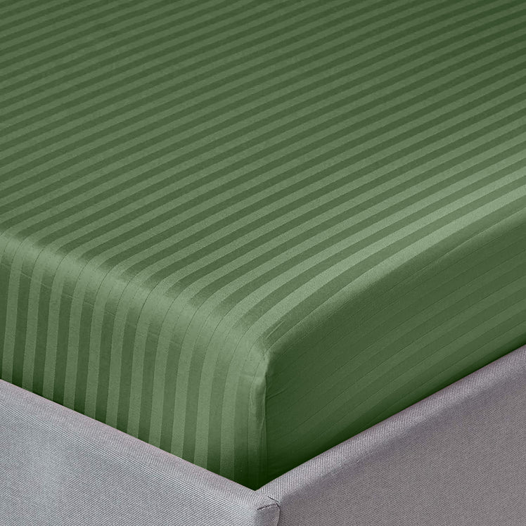 40CM Deep Pockets Fitted Sheets Stripe
