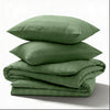 4 Piece Stripe Bedding Set - Duvet Cover, Fitted Sheet & Pillowcases