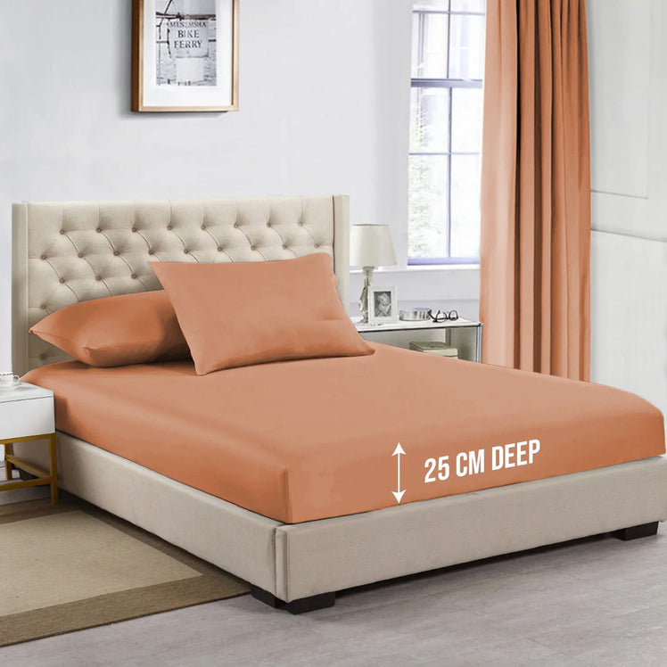 Extra Deep Fitted Sheets 25cm, 30cm & 40cm
