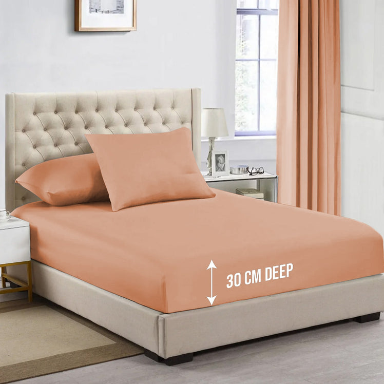 Extra Deep Fitted Sheets 25cm, 30cm & 40cm
