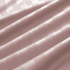 Peach Duvet Cover Striped Pattern Bedding Set