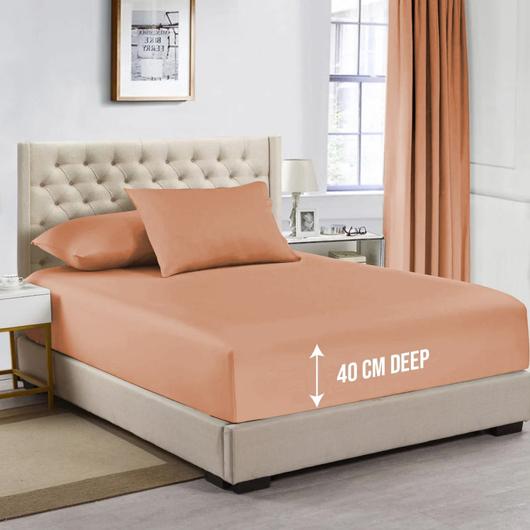 Extra Deep Fitted Sheets 25cm, 30cm & 40cm