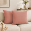 Plain Decorative Sofa Cushion Covers Pair