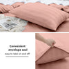 4 Piece Stripe Bedding Set - Duvet Cover, Fitted Sheet & Pillowcases