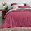 Pink Bedding Duvet Cover Set Plain