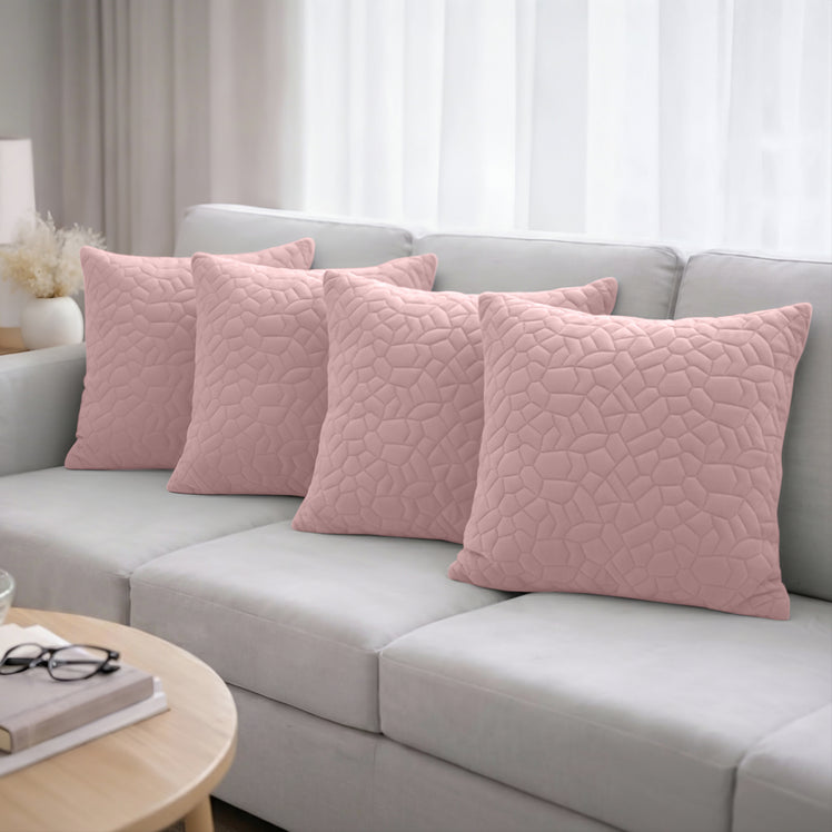 Pebble Embossed Velvet Cushion Covers