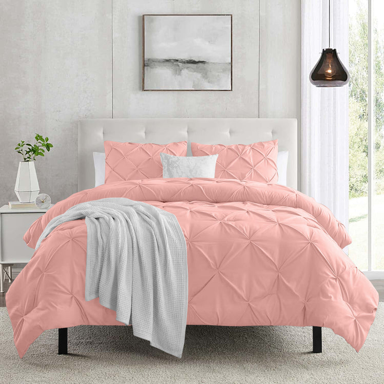 Pintuck Duvet Cover & Pillowcase Set