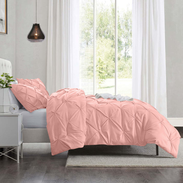 Pintuck Duvet Cover & Pillowcase Set