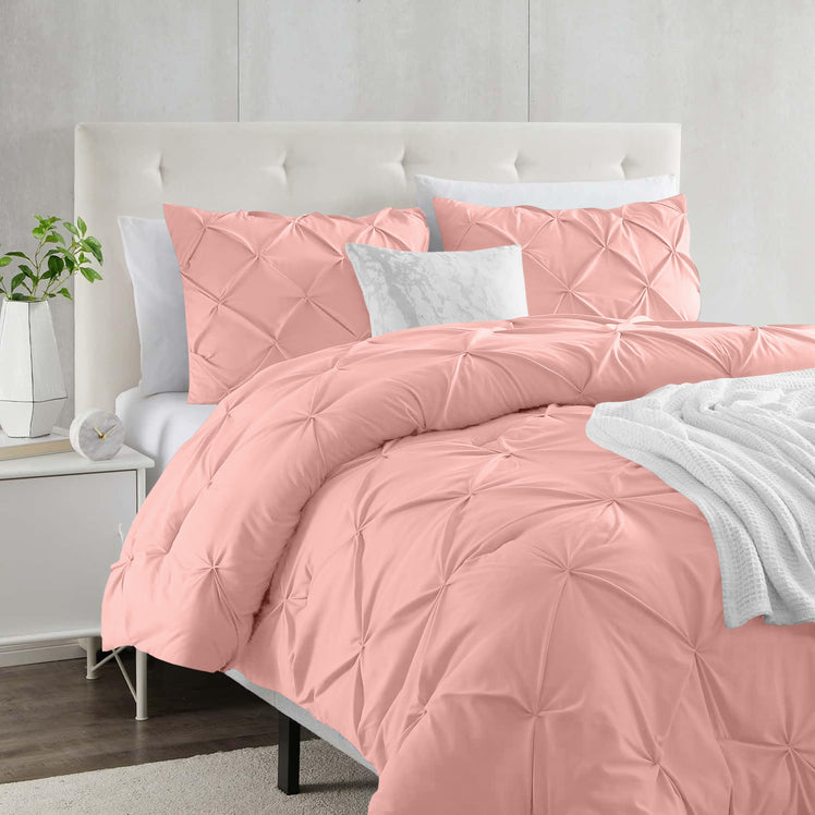 Pintuck Duvet Cover & Pillowcase Set
