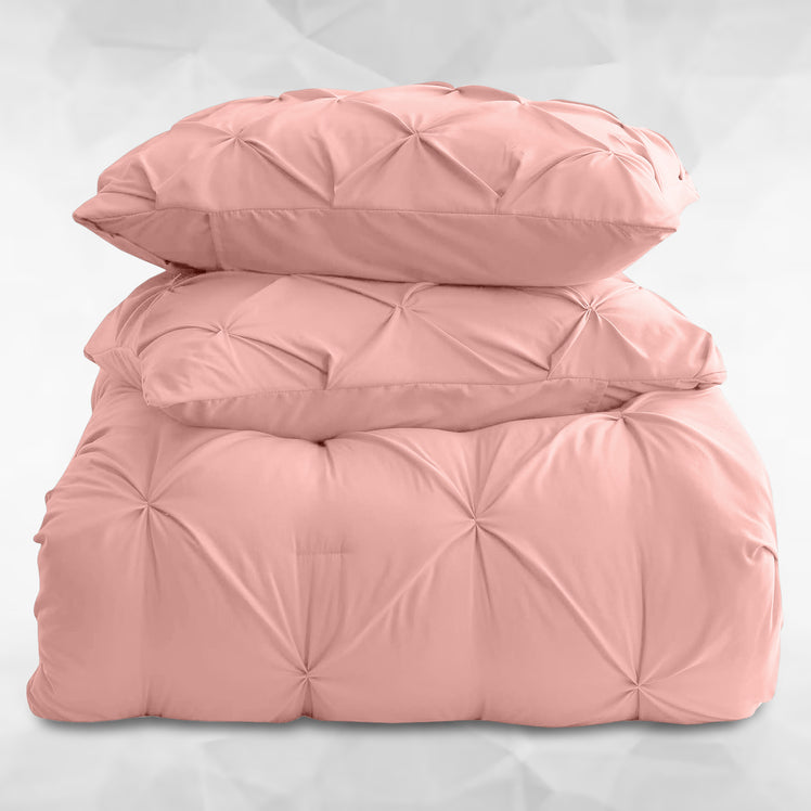 Pintuck Duvet Cover & Pillowcase Set