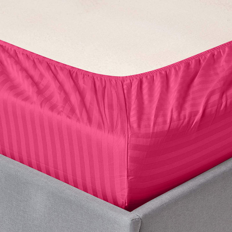 40CM Deep Pockets Fitted Sheets Stripe