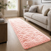 Pink Fluffy Shaggy Rug Large