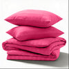 4 Piece Stripe Bedding Set - Duvet Cover, Fitted Sheet & Pillowcases