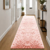 Pink Fluffy Shaggy Rug Large