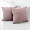 Check Embossed Velvet Cushion Cover