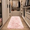 Pink Fluffy Shaggy Rug Large