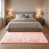 Pink Fluffy Shaggy Rug Large