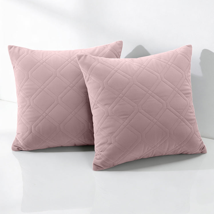 Diamond Embossed Velvet Cushion Covers