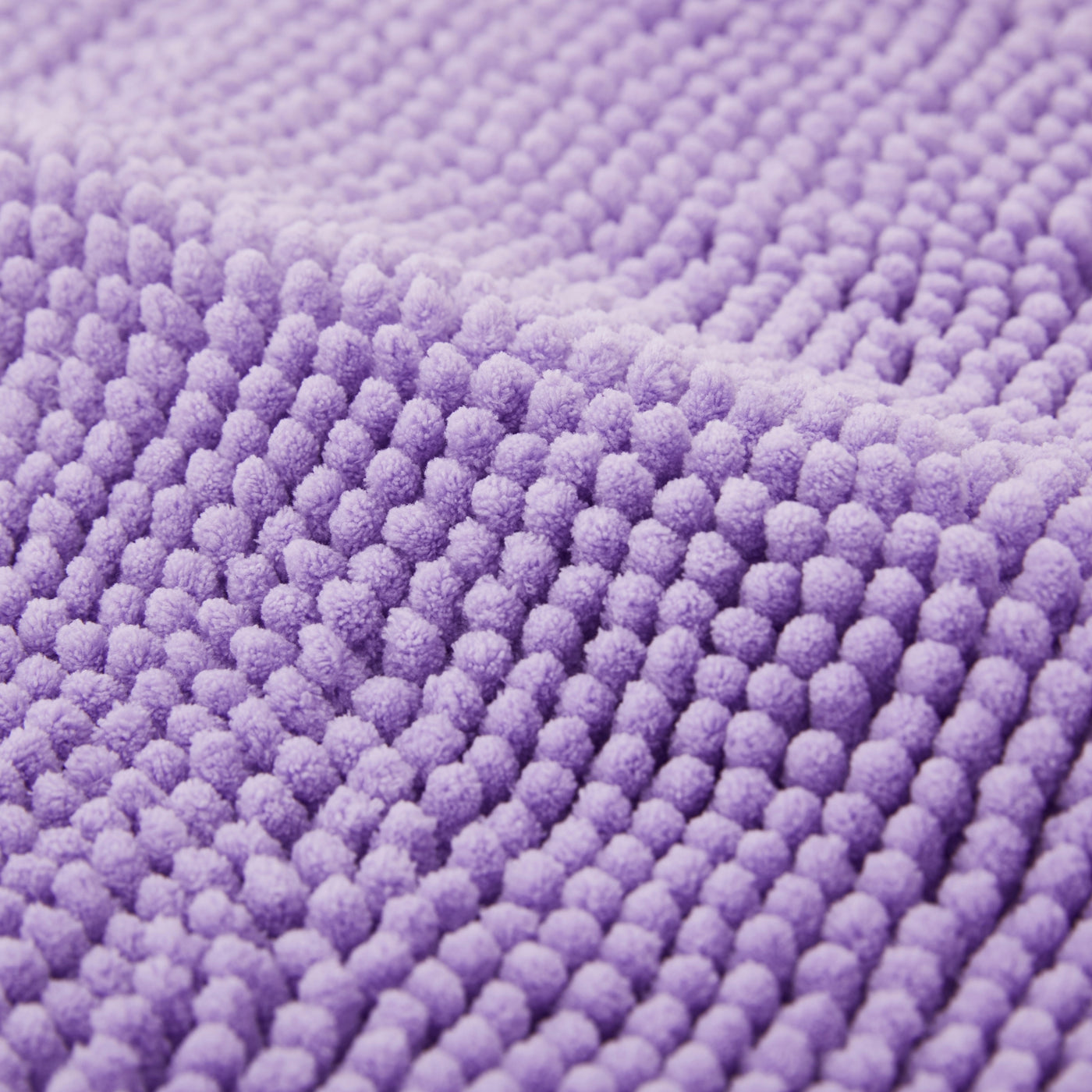 Purple Chenille Bath Mat