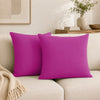 Plain Decorative Sofa Cushion Covers Pair
