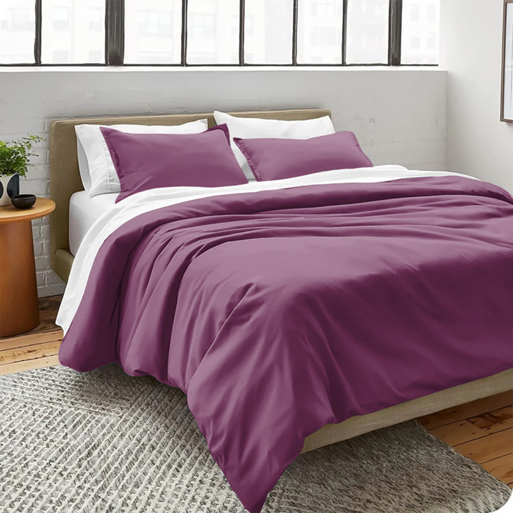 Plain Duvet Covers Set