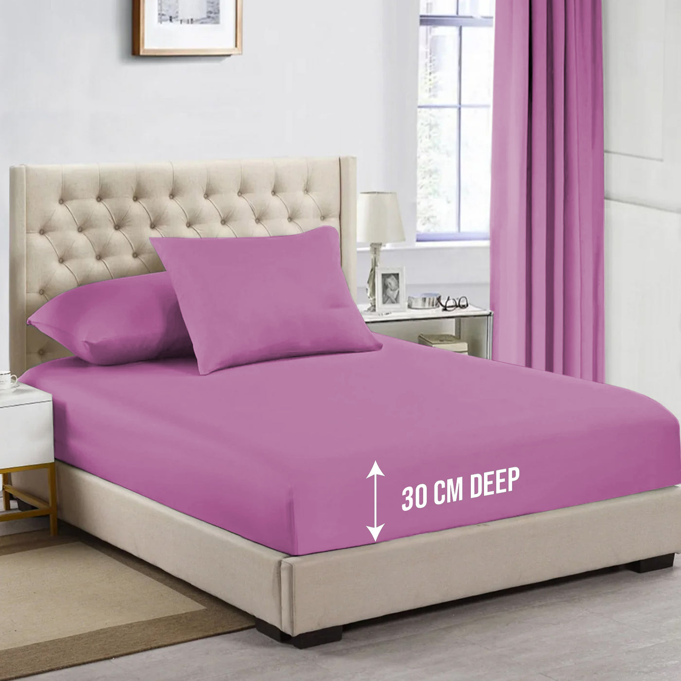 Extra Deep Fitted Sheets 25cm, 30cm & 40cm